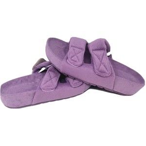 NWT Women's Adjustable Hook & Loop Purple Sandals - "a new day" Size 10